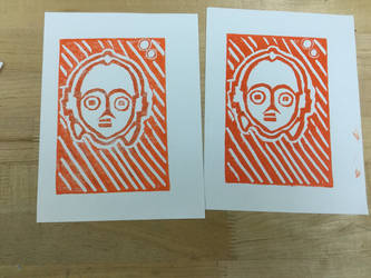 C3PO Printmaking