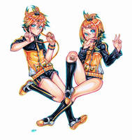 VOCALOID - Kagamine Rin x Len - Stylish Energy