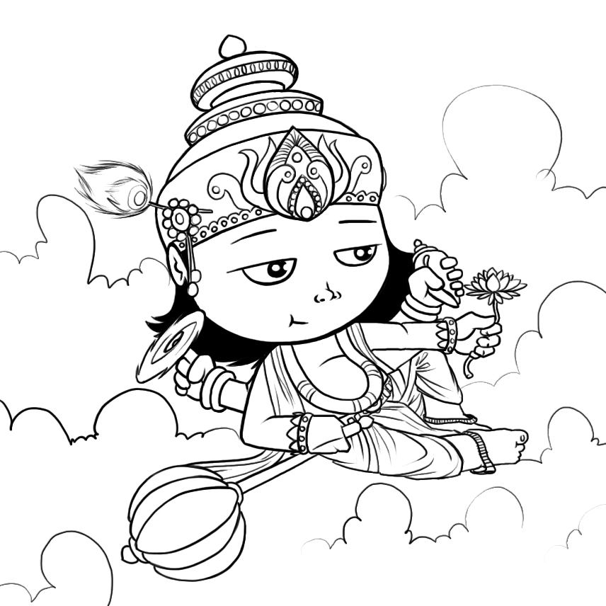 Daily Draw #2 - Vishnu