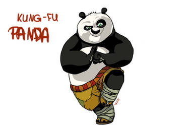 Kung-Fu Panda old drawing