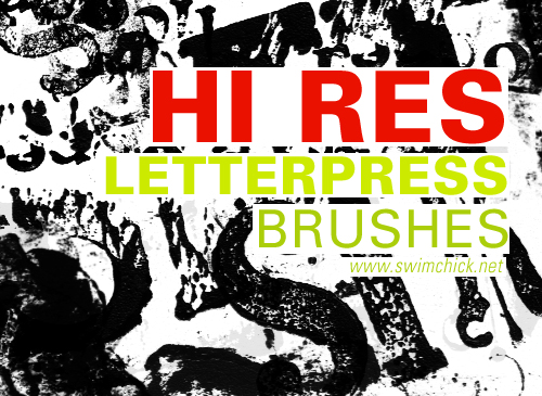 FREE HIRES LETTERPRESS BRUSH