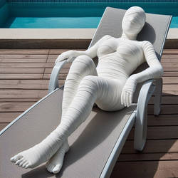 Poolside Medical Mummy 4 (AI)