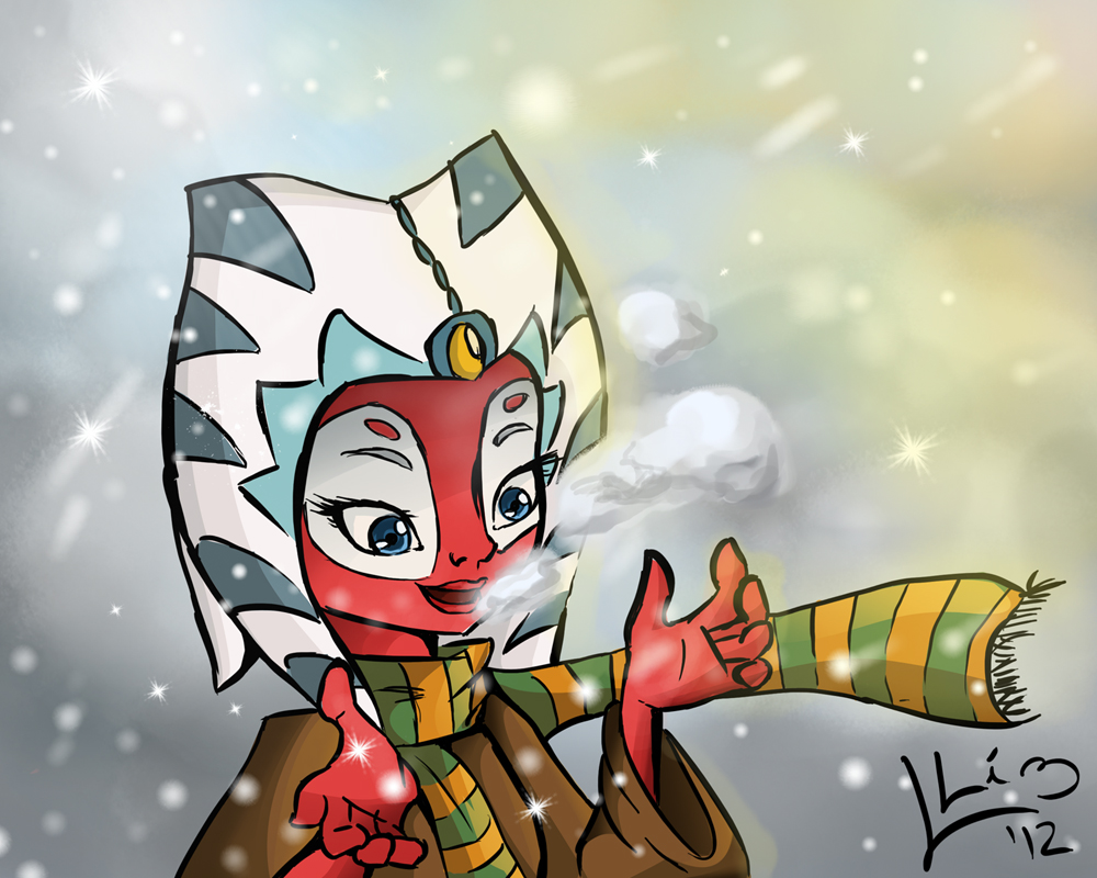 Young Shaak Ti likes Snow :3