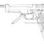 Beretta 93R study drawing