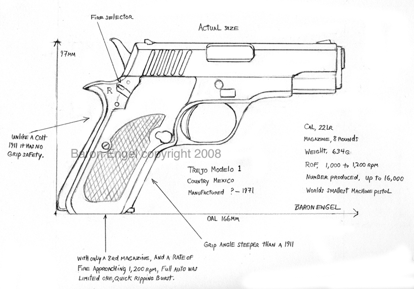 Trejo Modelo 01 machine pistol