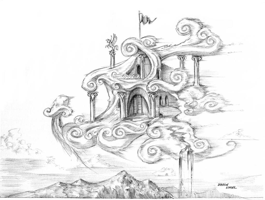 Rainbow Dash cloud house