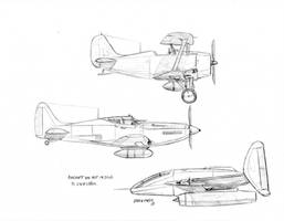 Assorted aviation doodles