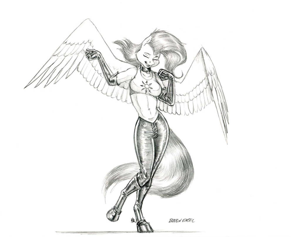 Rocking Fluttershy by Baron-Engel