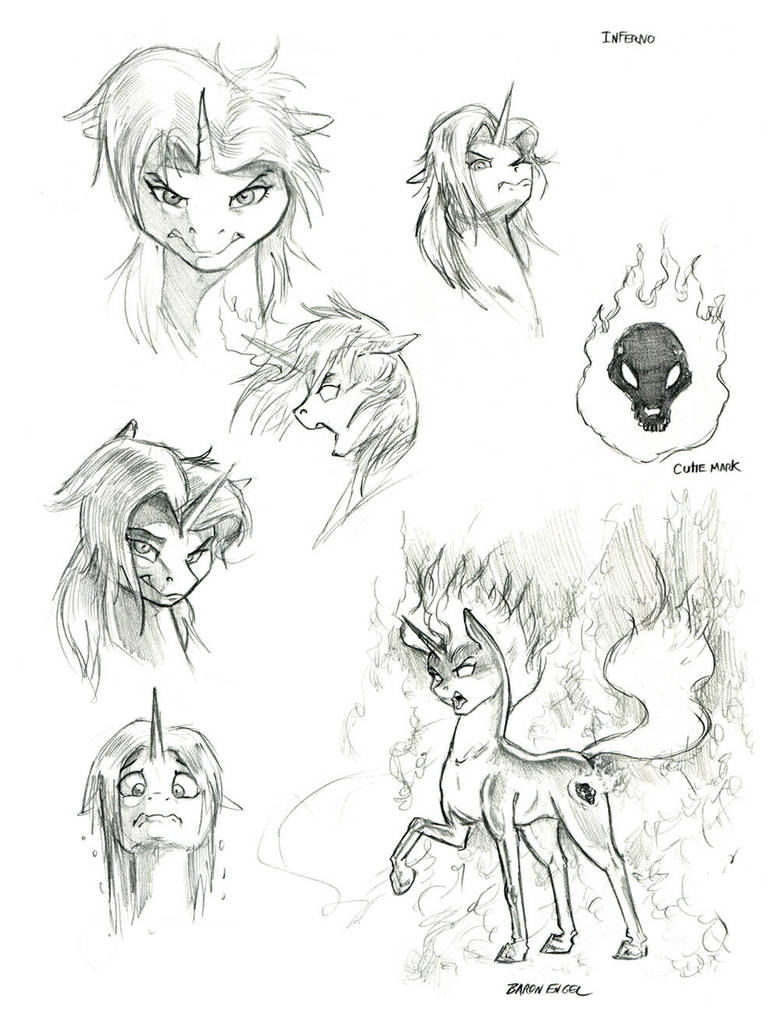 Drawing Inferius Inferno study sketches 01 by Baron-Engel on DeviantArt