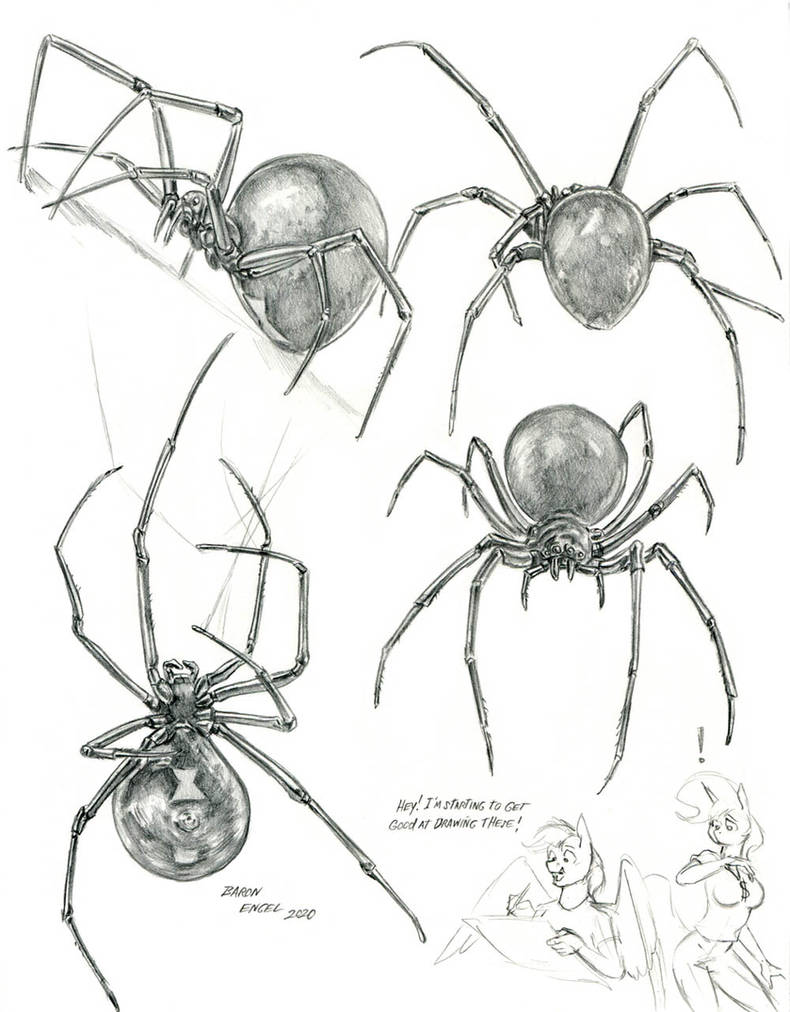 The story of Black Widow – Learning to draw