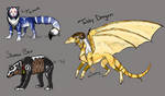 Mixed Adoptables - One Left by TwilitTiger