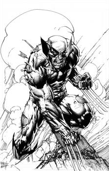 #WOLVERINE 11x17 Inking Commission