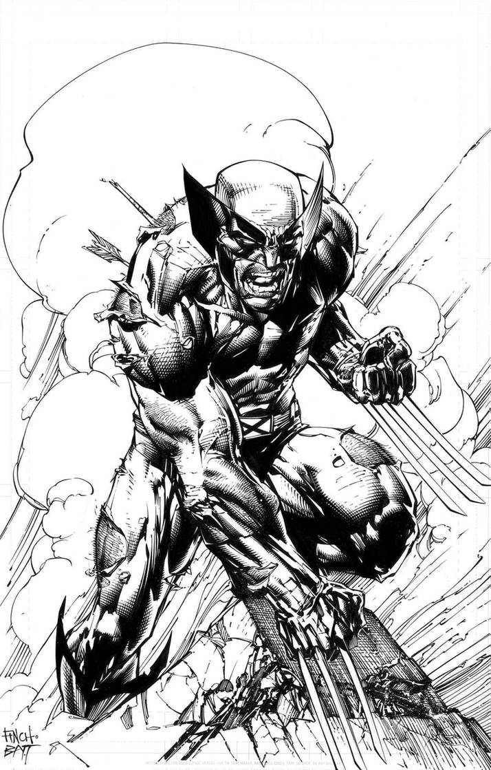 Wolverine Inking #WOLVERINE 11x17 Inking Commission by BATTinks on DeviantArt