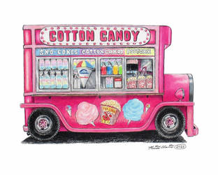 Cotton Candy Truck by nethompson