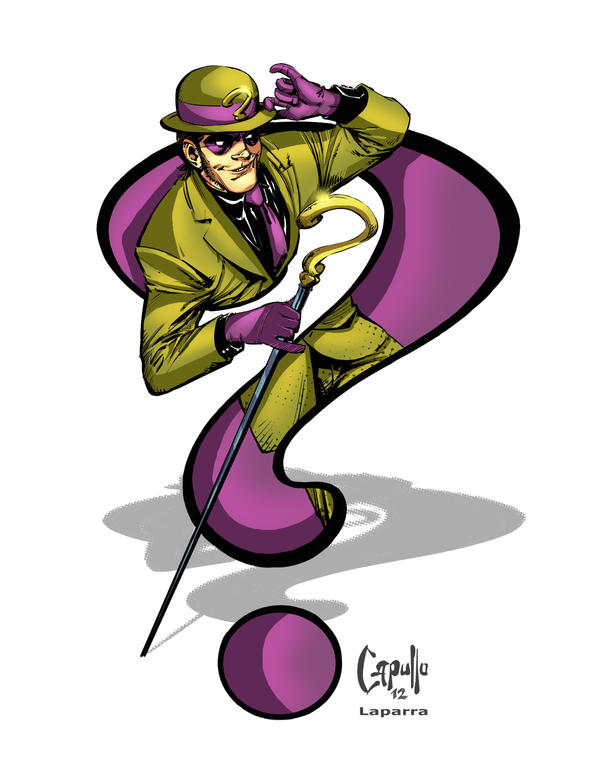 The Riddler In Color The Riddler by Javilaparra on DeviantArt