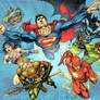 Justice League colored