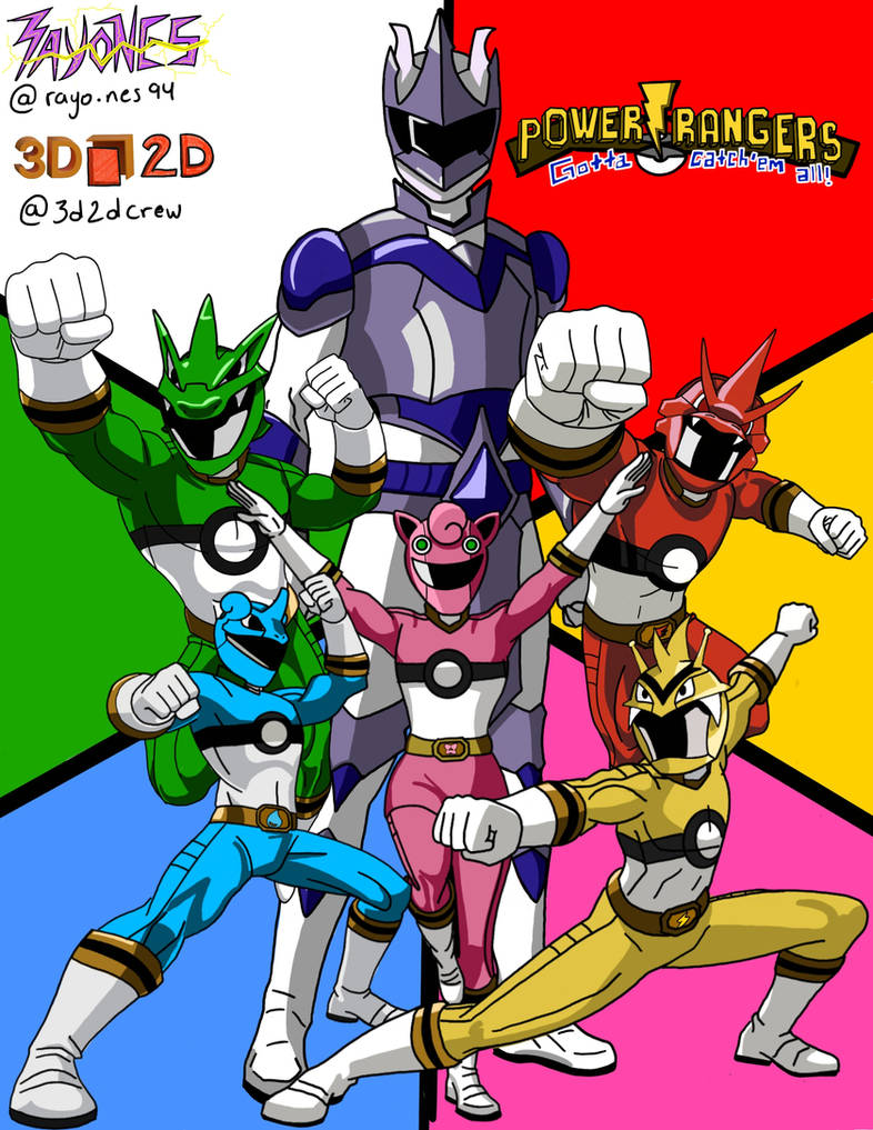 Power Rangers x Pokemon by Rayones9406 on DeviantArt