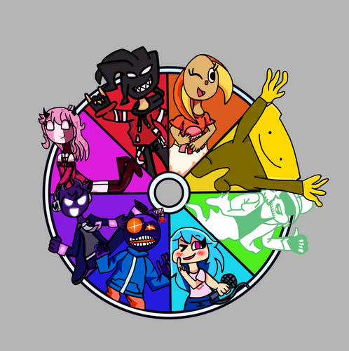 Fnf Color Inverted FNF Color Wheel by JoelleArtastic on DeviantArt