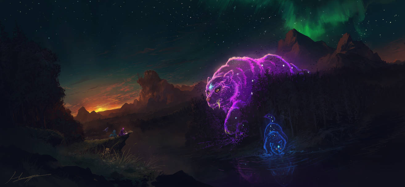 The Celestial Night by Huussii