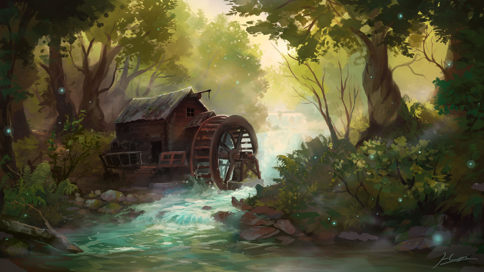 The Old Mill by Huussii