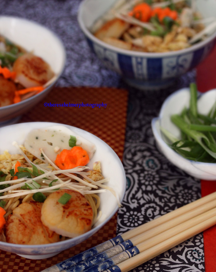 Homemade Yakisoba w/Scallops