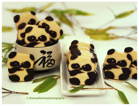 Adorable Panda Bear Cookies
