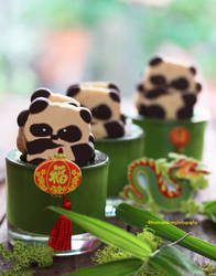 Adorable Panda Cookies