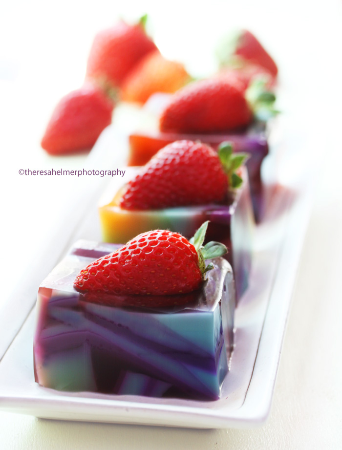 Strawberry Mosaic Jello