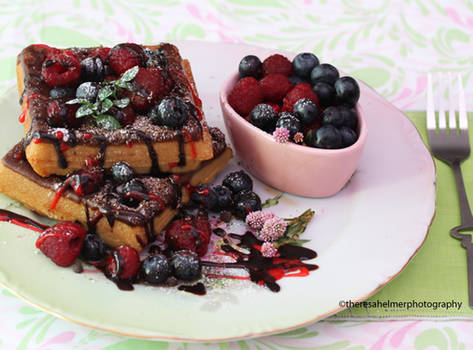 Good Morning To Me - Homemade Chocolate Waffles