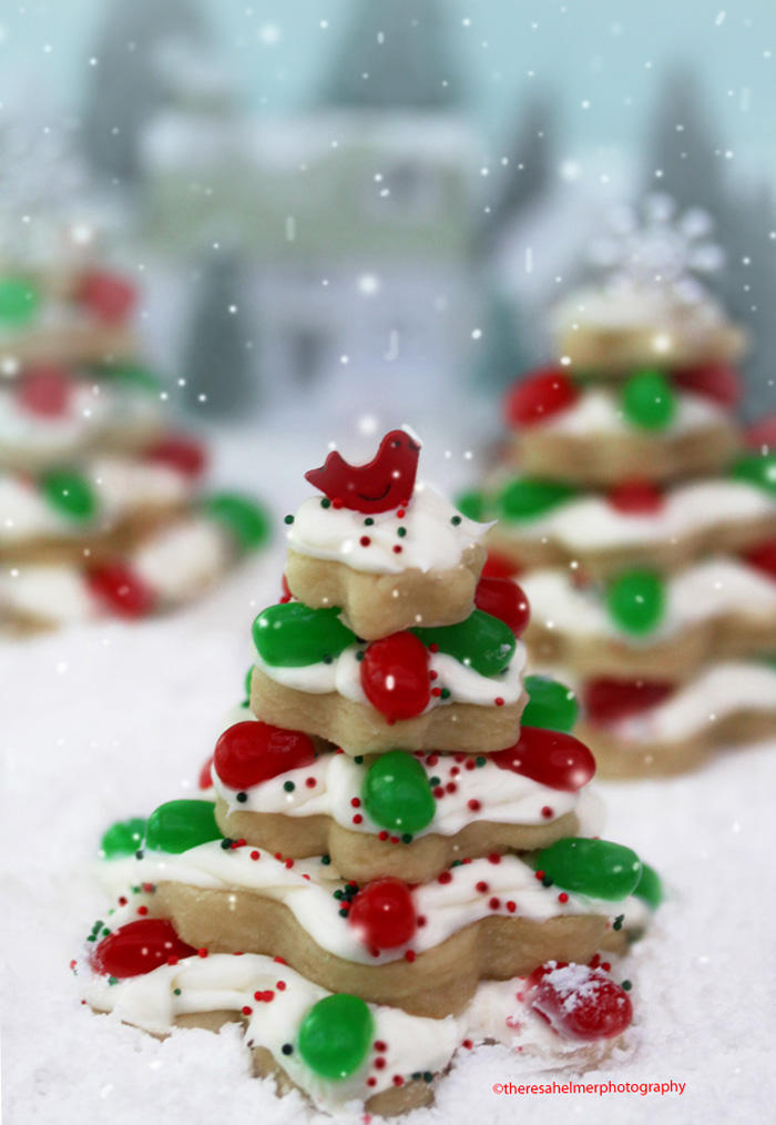 Sugar Cookie Christmas Trees (w/recipe) by theresahelmer