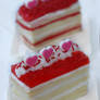 Sweetheart Vanilla Cake Slices