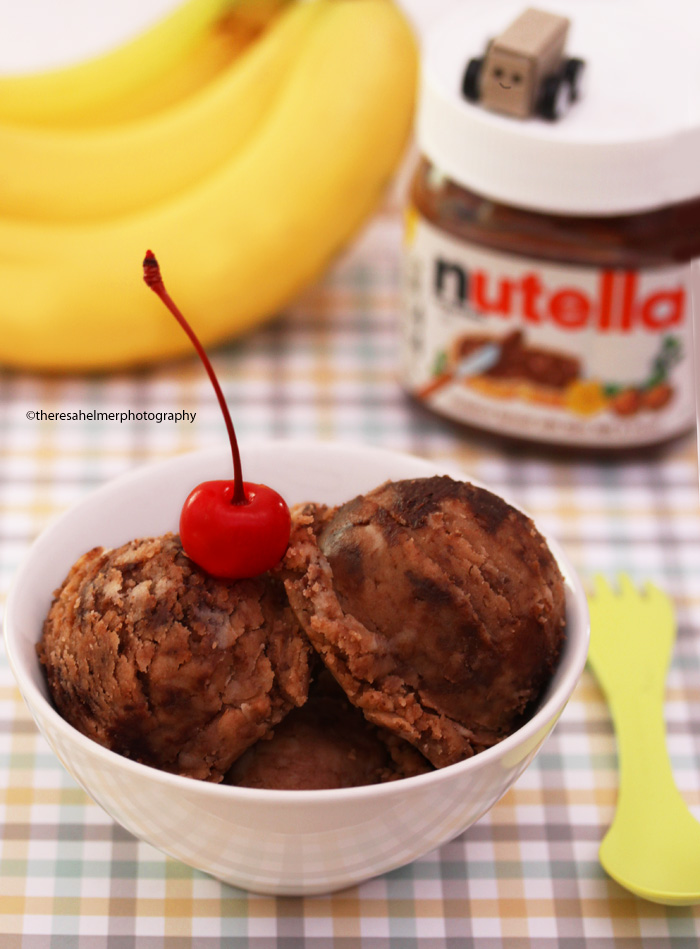 Homemade Nutella-Banana Ice Cream