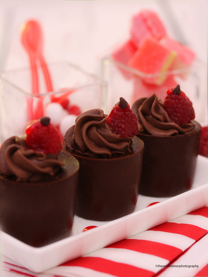 Raspberry Chocolate Cups