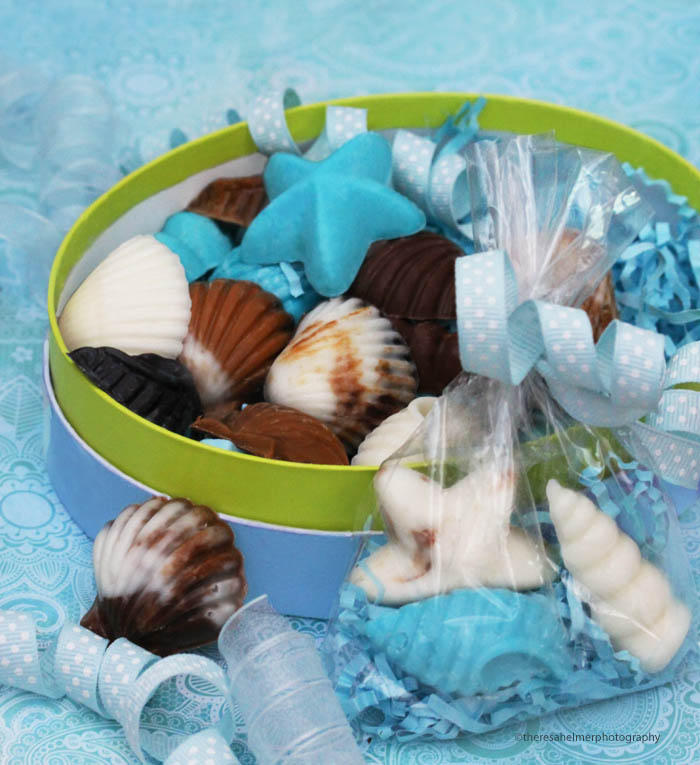 Handmade Seashell Chocolate Candies by theresahelmer