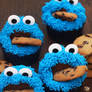 Cookie Monster Cupcakes