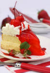 Strawberry Cream Cake by theresahelmer