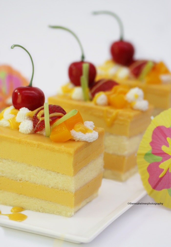 Tropical Mango Mousse Cake