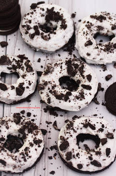 Oreo Donuts for Breakfast (with recipe)