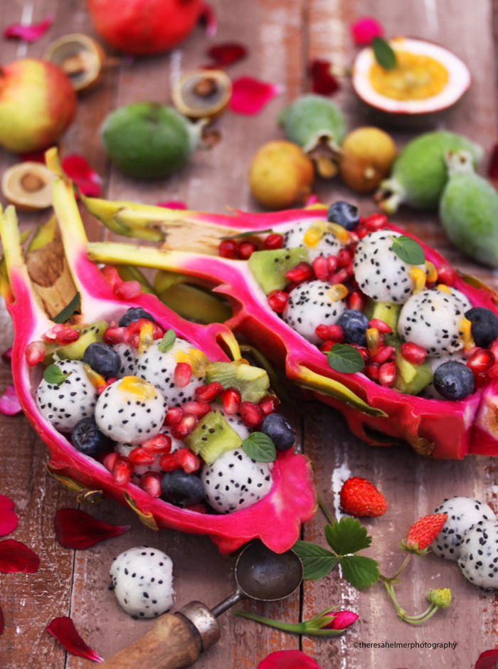 Fruity Goodness - Dragon Fruit Bowl by theresahelmer