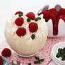 White Chocolate Mousse in White Chocolate Bowl
