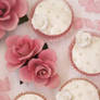 Bridal Shower Chocolate Fudge Cupcakes