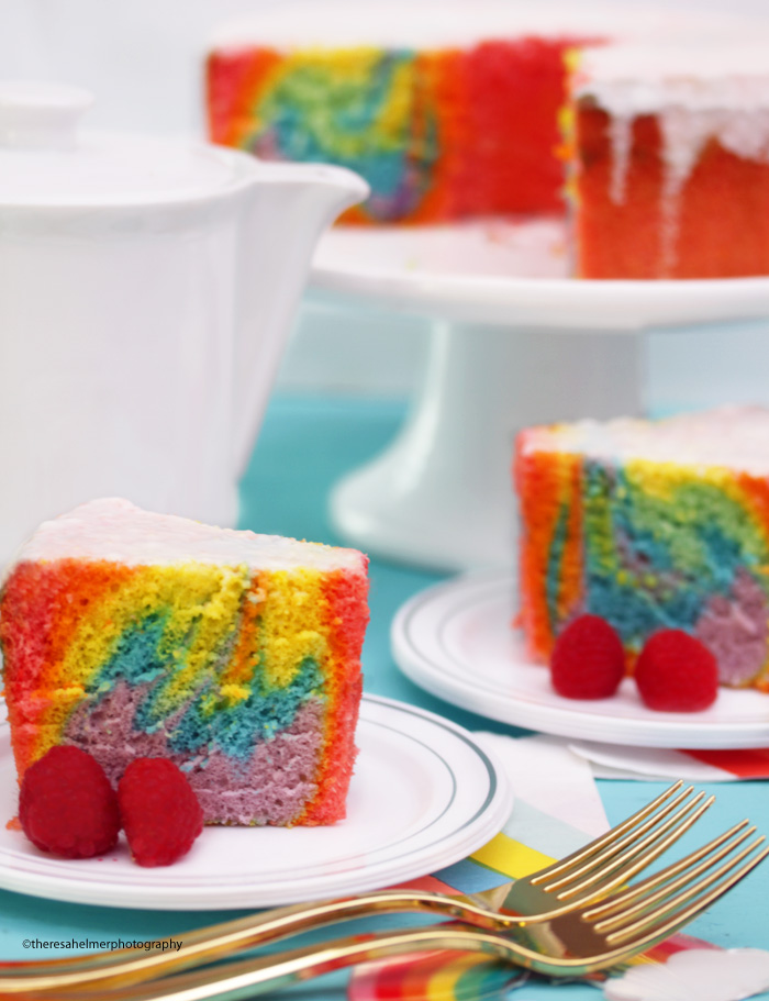 Rainbow Chiffon Cake By Theresahelmer On Deviantart