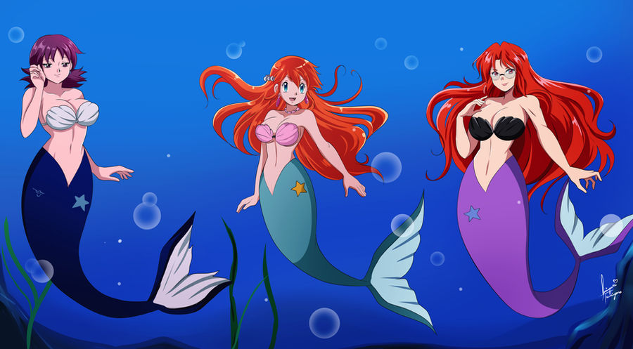 Commission Mermaids By Miyuki Tsukiyono On DeviantArt commission-mermaids-by-miyuki-tsukiyono-on-deviantart