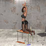 Priya Kneeling