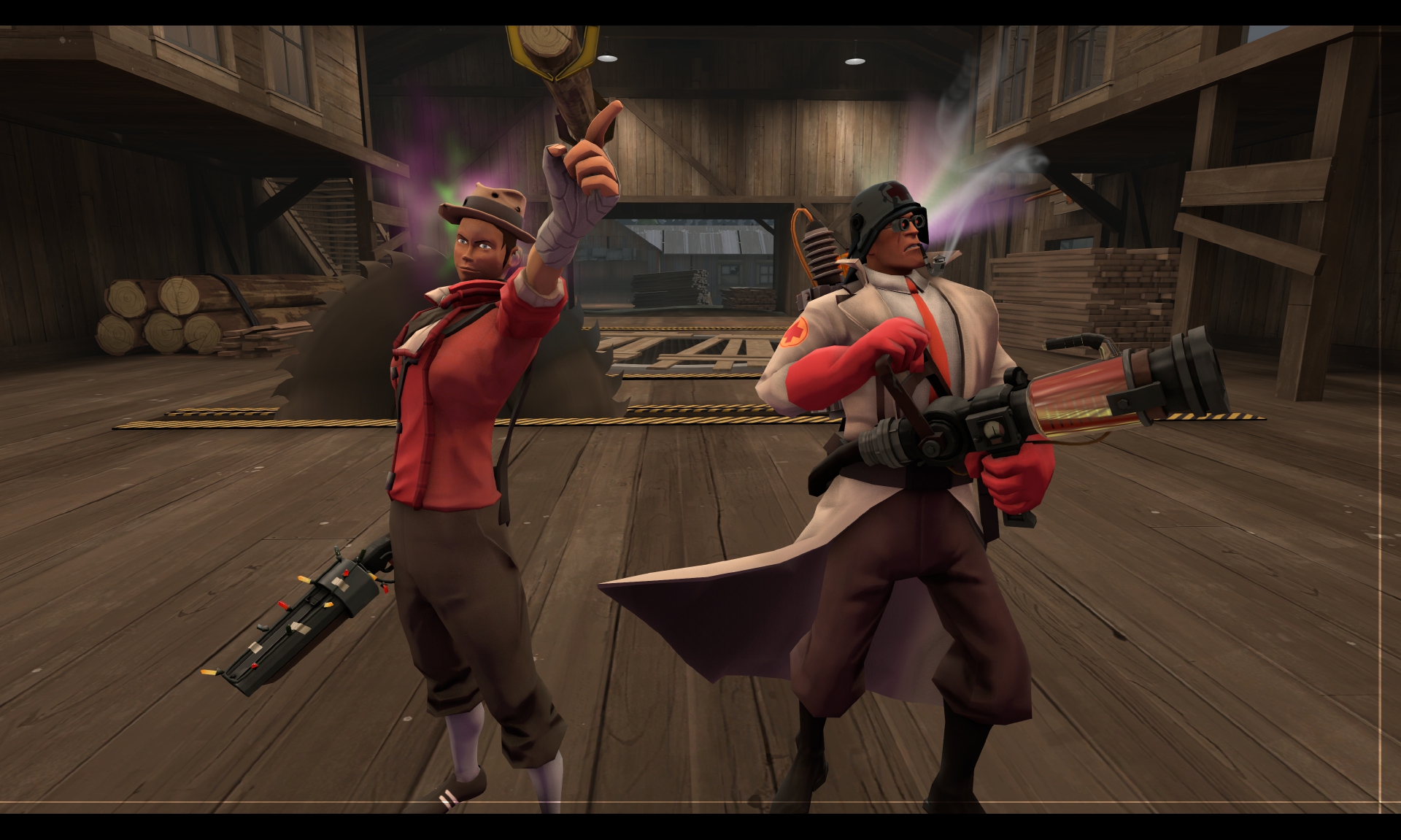 (SFM) My Scout and Medic Loadout