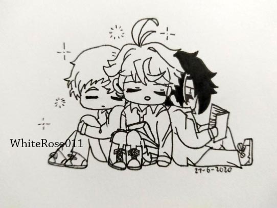 Manga-Mafia.de - The Promised Neverland - Orphans - 52x38 Chibi