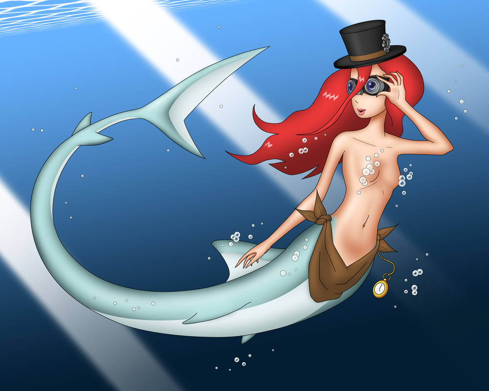 Steampunk mermaid by Nakate