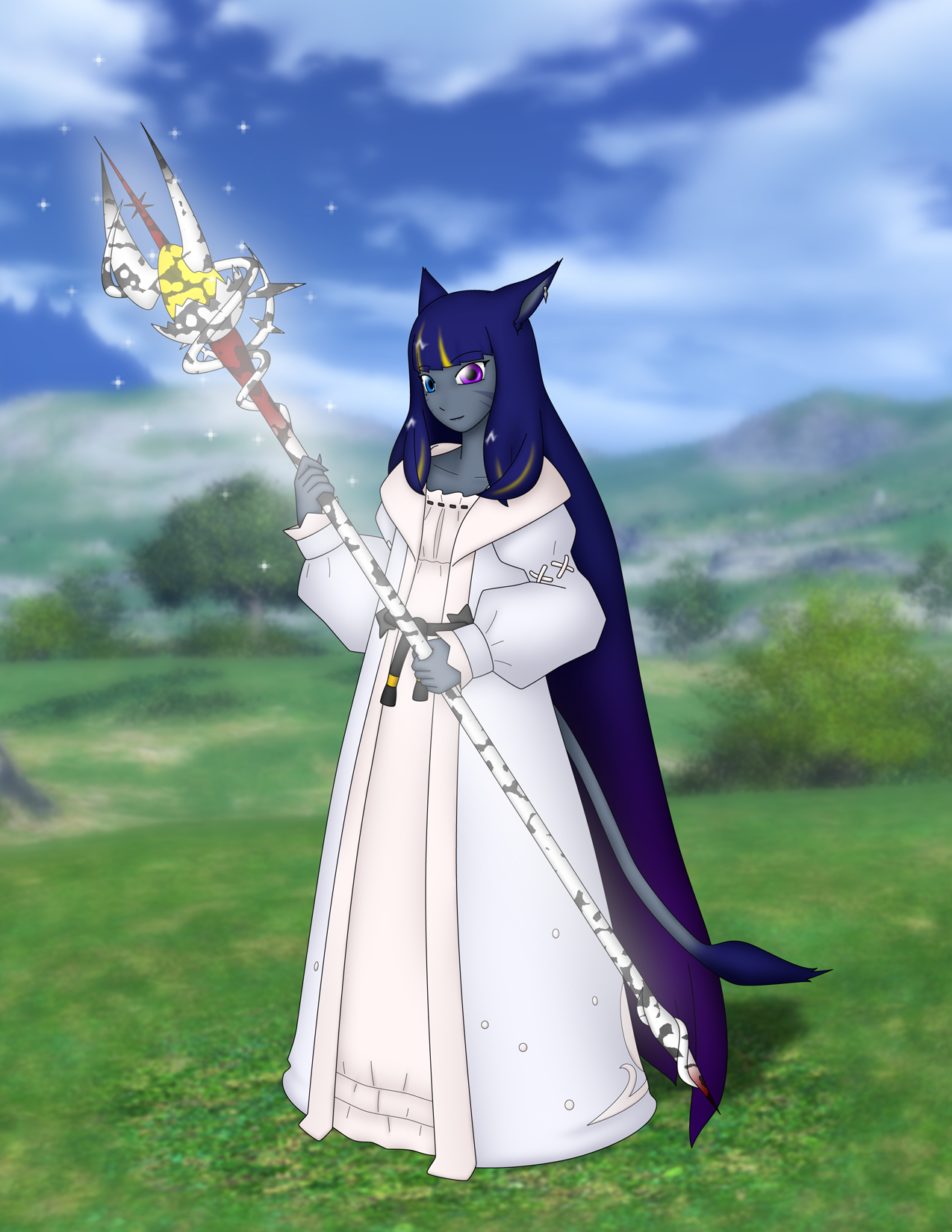 Elle Nightbloom - commission by Nakate