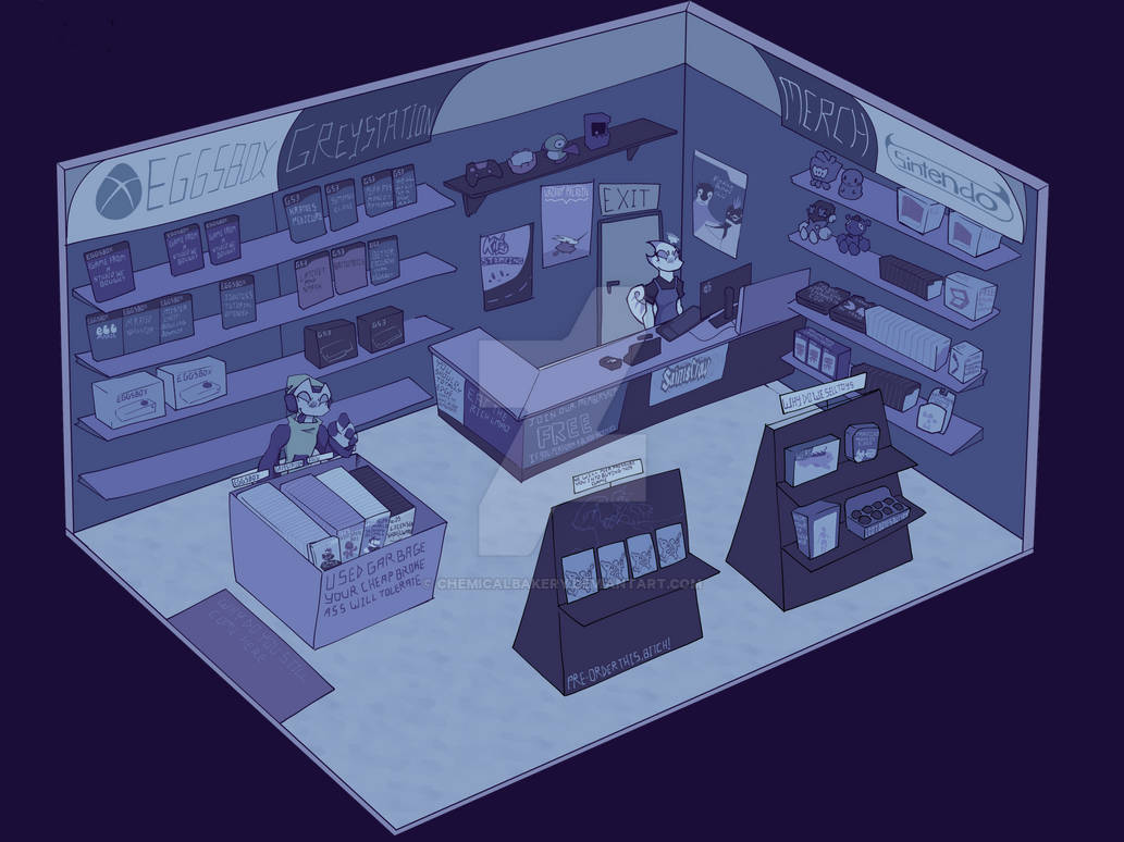 The game store by ChemicalBakery on DeviantArt