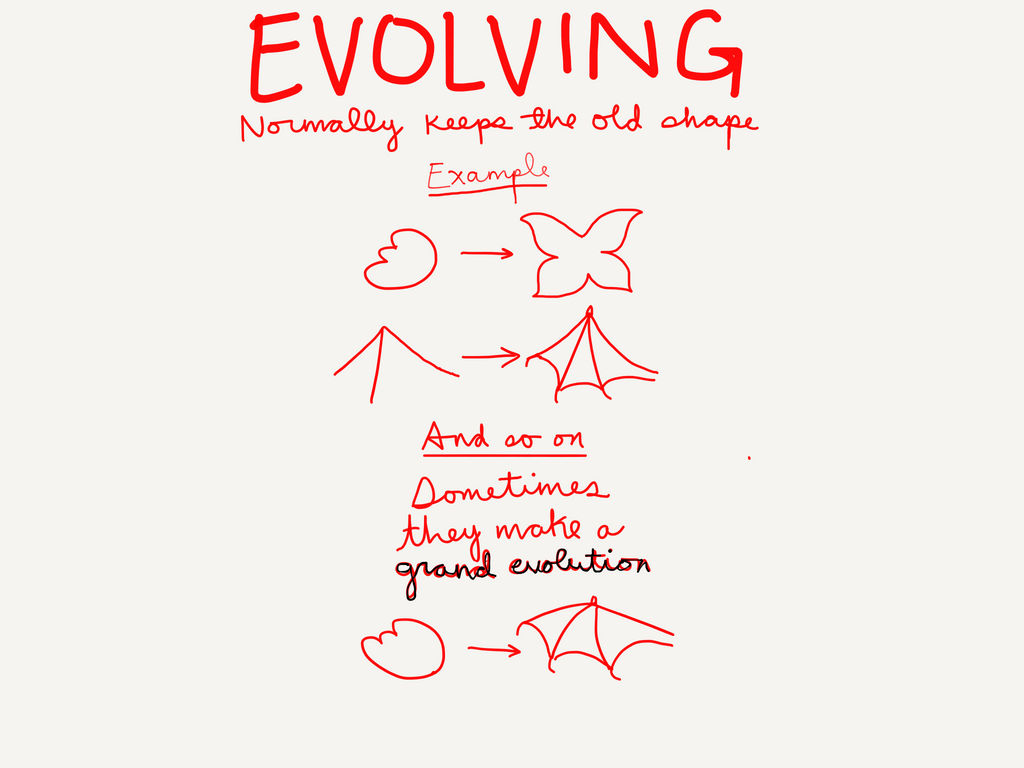 Evolutionizing Evolving Explained by TinyIdeasBigHeart on DeviantArt